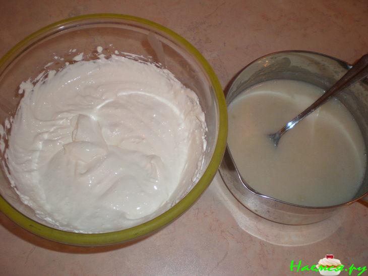 Творожный десерт с бананом Творожный десерт с бананом