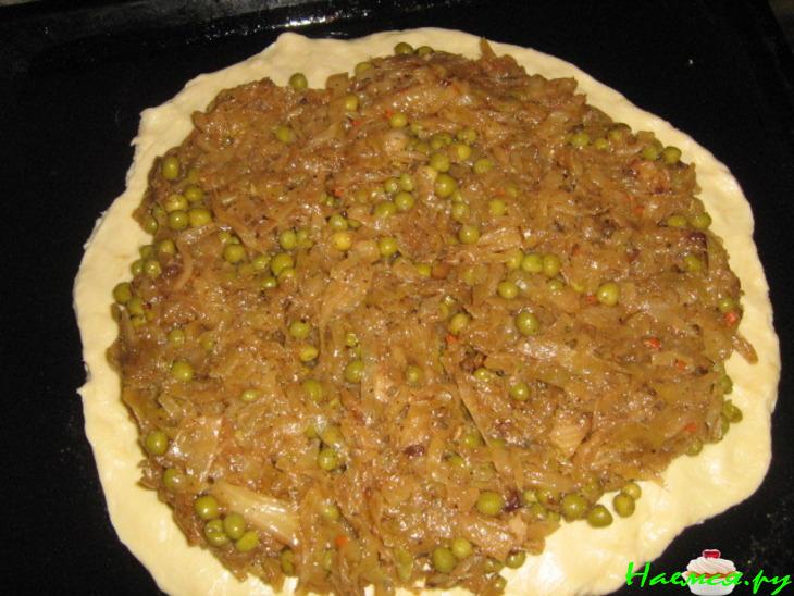 Пирог с капустой из "Хрущевского" теста