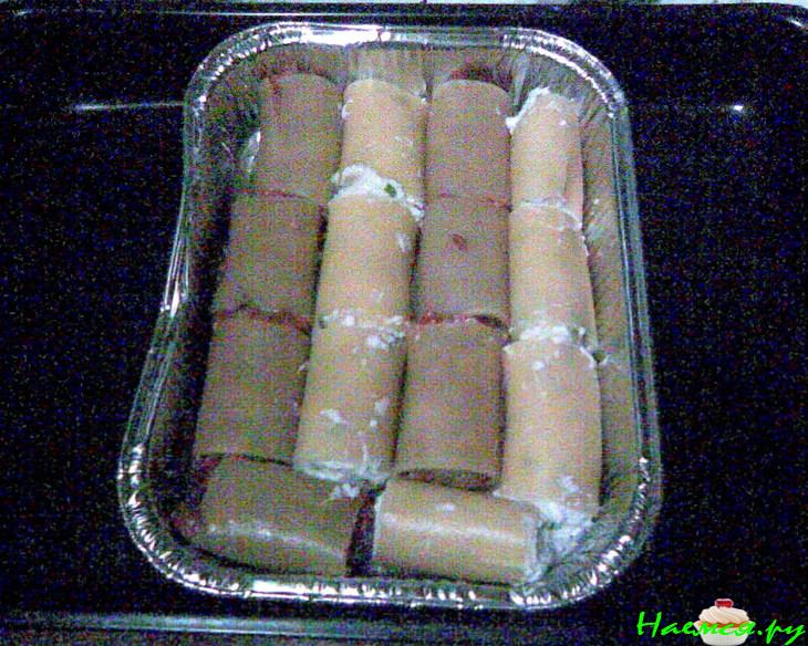 Макаронные изделия, фаршированные ассорти, "а ля Каннеллони"