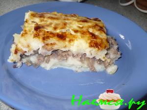 Картофельная запеканка (простая)