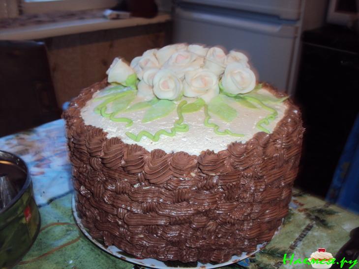 Торт "Корзина с цветами" Торт "Корзина с цветами"
