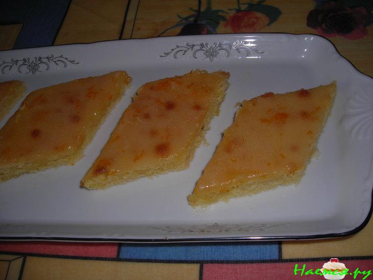 Пирожные "Апельсиновые полоски"