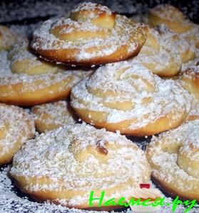 Творожное печенье с апельсиновым ароматом