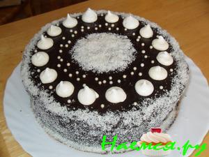 Торт "Прага снежная"