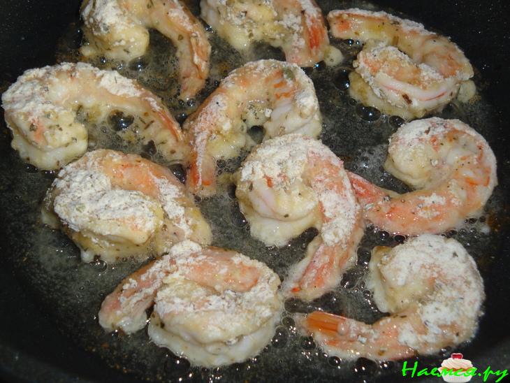 Креветки в панировке