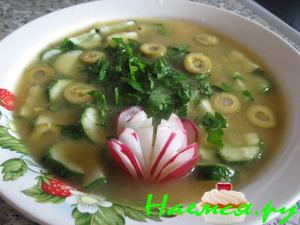 Летний холодный суп "Ароматный перец"