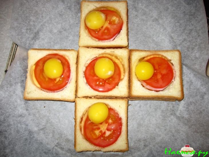 Горячий бутерброд с яйцом