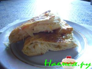 Пирог с кислой капустой