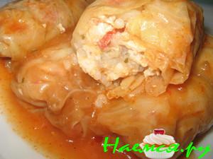 Голубцы с курино-овощной начинкой
