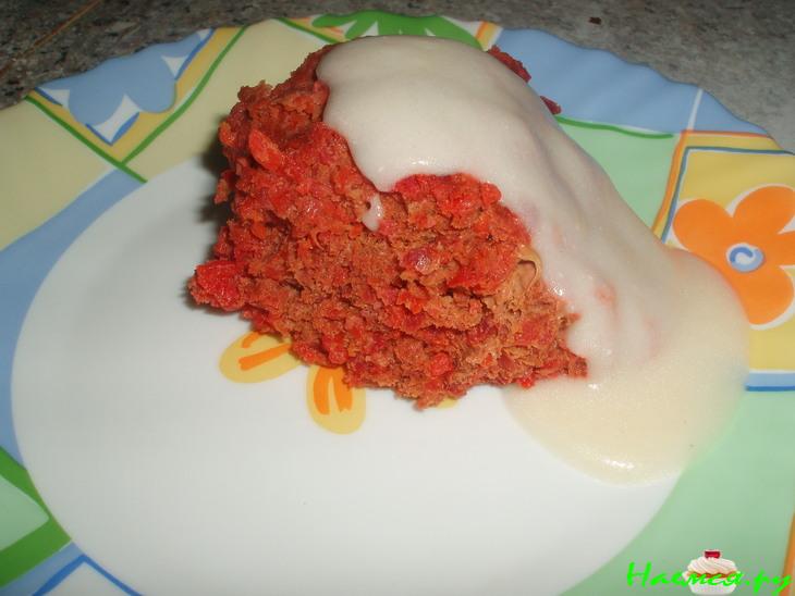 Свекольный кекс с мясом