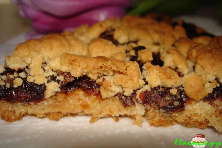 Пирог с финиками 3 в 1 (быстро, вкусно, просто)