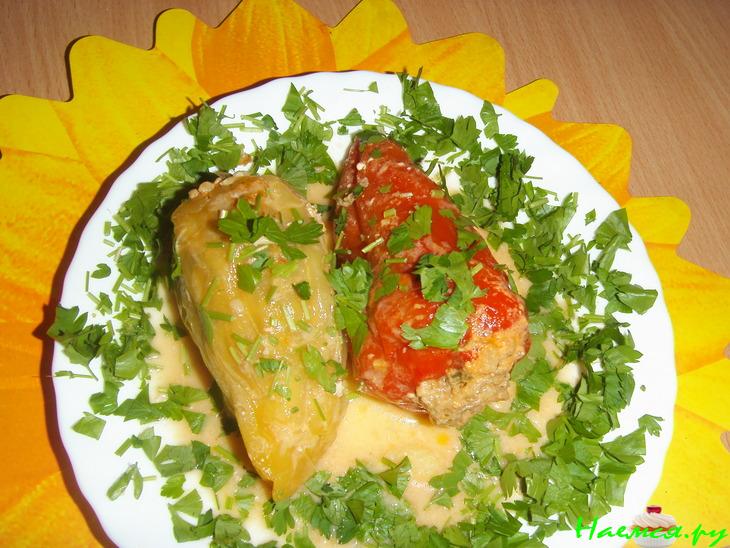 Перцы, фаршированные по-вегетариански