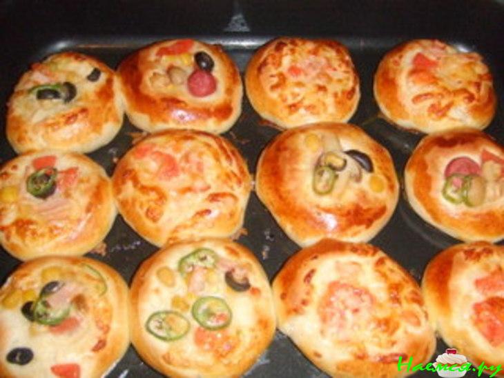 Мини-пиццы дрожжевые
