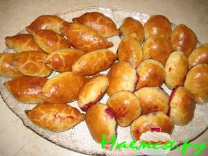 Мини пирожки с вишней или с любой другой начинкой Мини пирожки с вишней или с любой другой начинкой