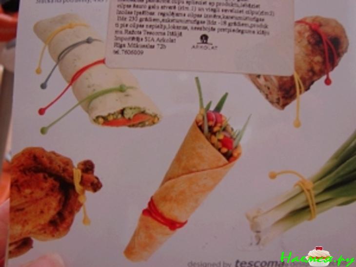 Рулетики с лососем