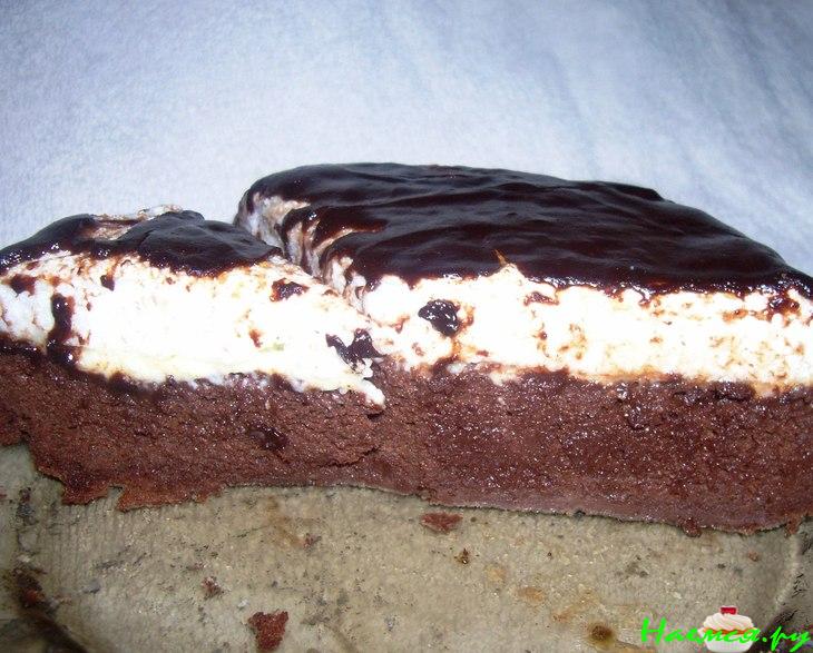 Торт шоколадный с безе