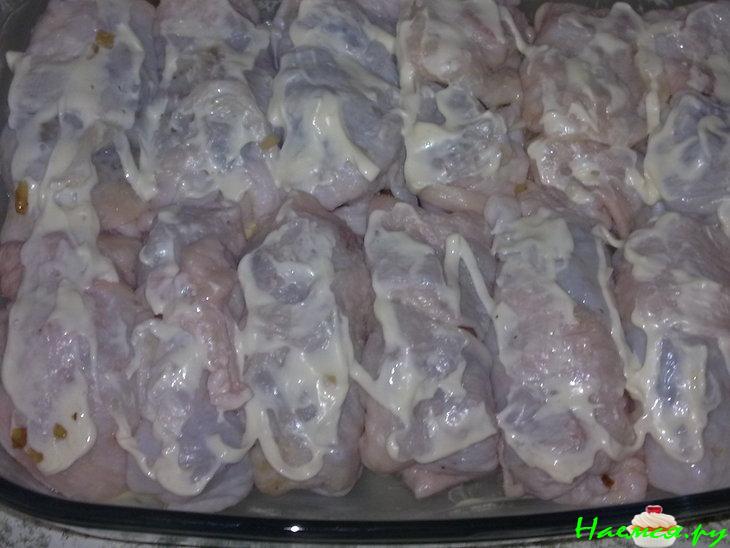 Куриные шкурочки с начинкой