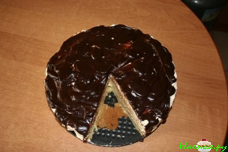 Торт "Птичье Молоко" со сгущенкой