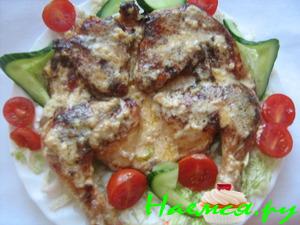 Шкмерули. Цыпленок тапака (табака) по-шкмерски