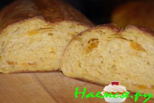 Тыквенный хлеб с овсяными хлопьями и курагой Тыквенный хлеб с овсяными хлопьями и курагой