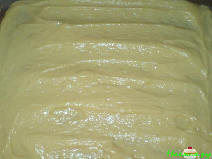 Яблочно-вишнёвый пирог под безе