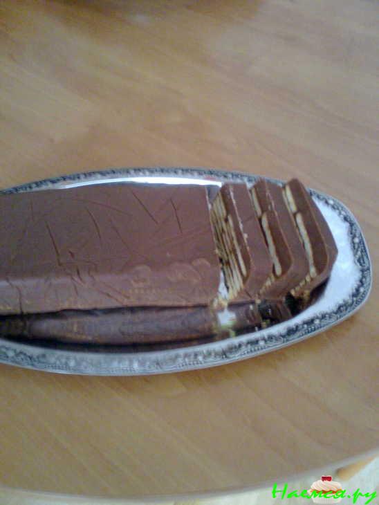 Торт без выпечки из крекеров