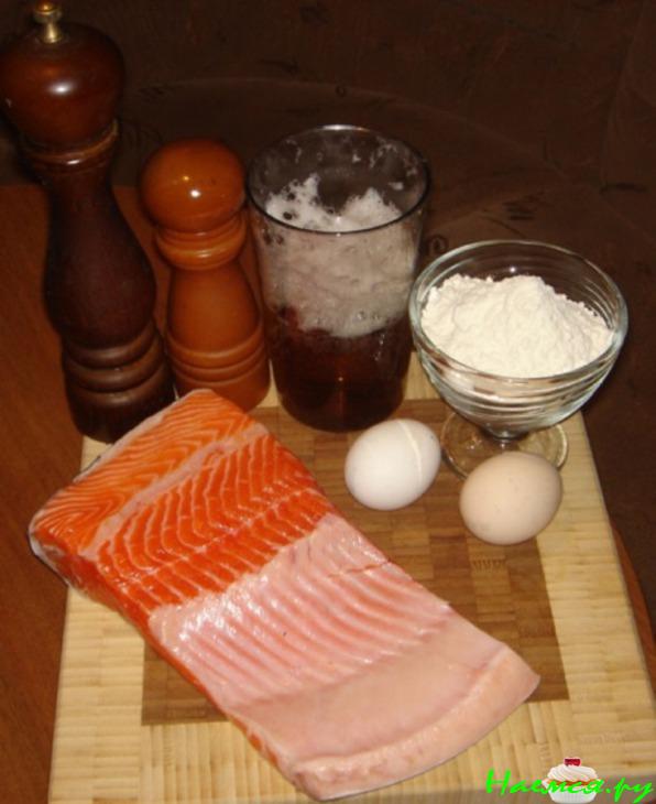 Семга в кляре Семга в кляре