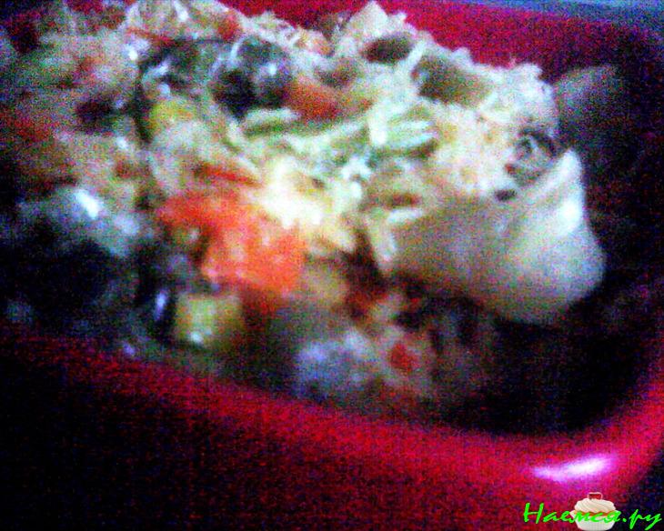 Капуста, тушеная с овощами