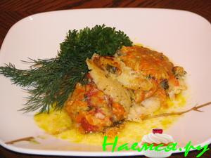 Нежная рыбка запеченная в сметане