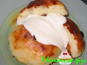 Запеченные творожные колобки