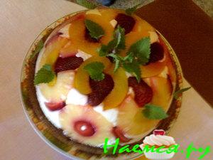 Торт "Фруктовая горка"