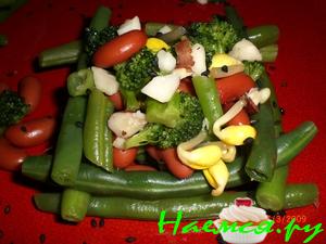 Салат "Три фасольки"