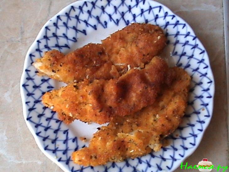 Куриные палочки в панировке
