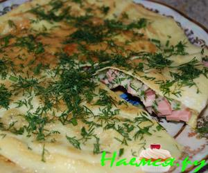 Омлет - закрытая пицца