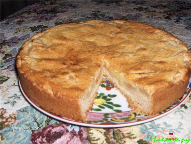 Пирог 'Яблоки в сметане' 