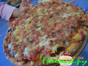 Пицца с куриным мясом и грибами Пицца с куриным мясом и грибами