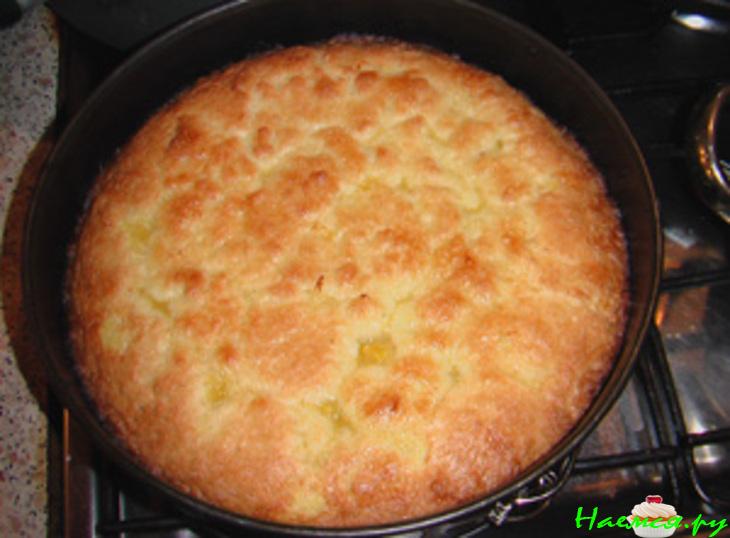 Апельсиновый пирог со сливками