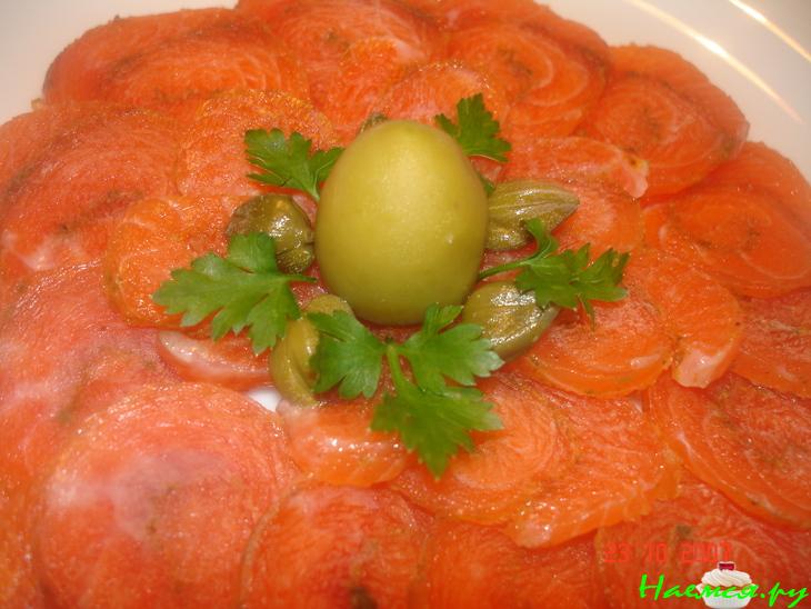 Карпаччо из лосося   