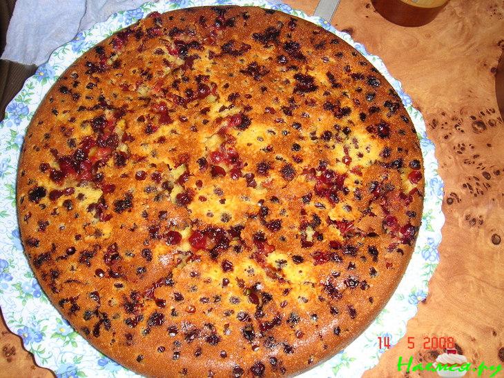 Пирог-шарлотка 'Клюковка'