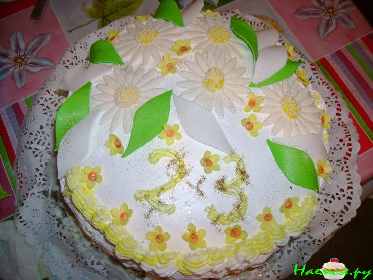 День-рожденный торт 'Ромашкин'