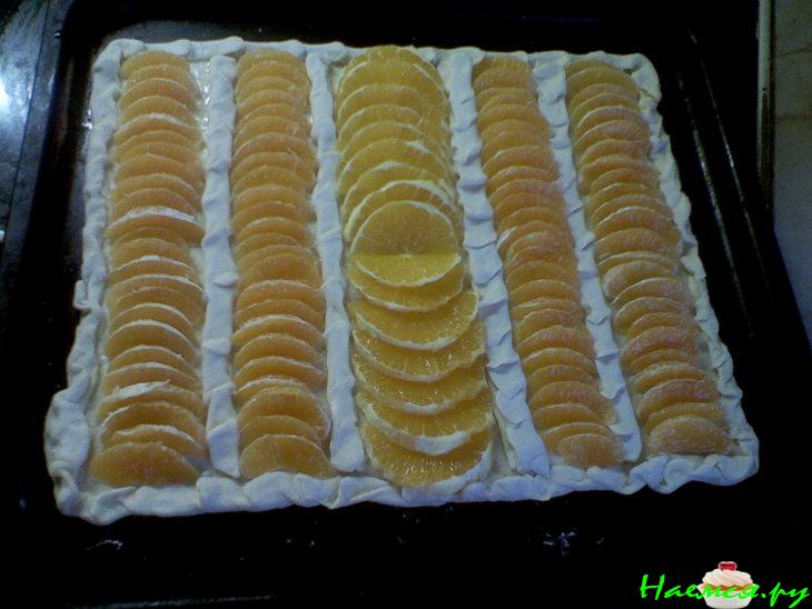 "Цитрусовый рай" (слоёный пирожок) "Цитрусовый рай" (слоёный пирожок)