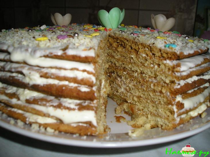 Торт Медовый с вкусным кремом
