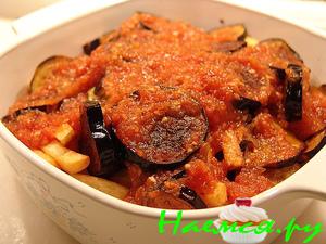 Овощное жаркое под соусом