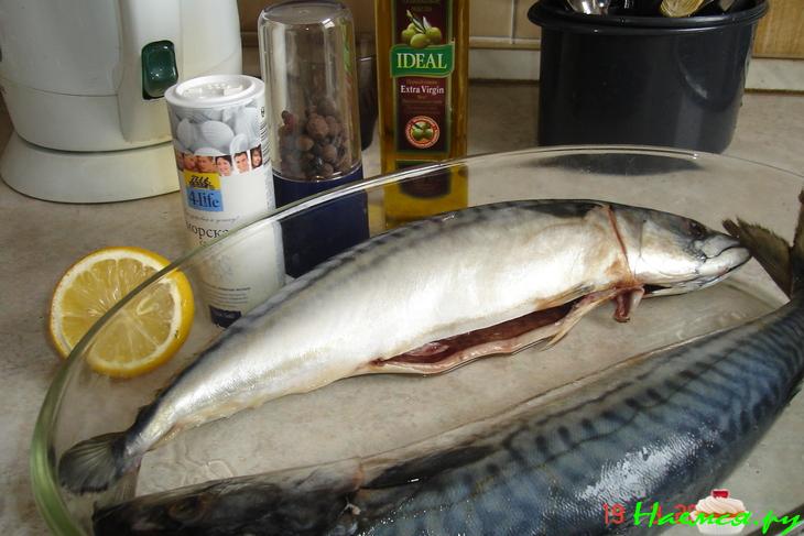 Скумбрия пряная из духовки