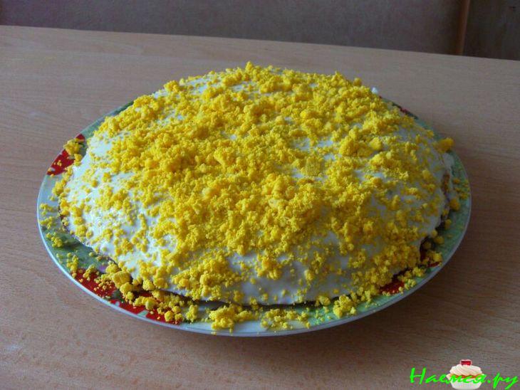 Блинный слоеный торт