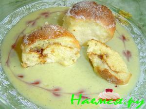 Булочки с наполнителем, запечённые в сливках-Rohrnudeln