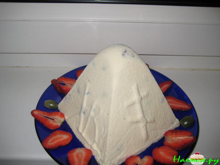 Пасха творожно-ванильная с изюмом