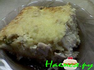 Капустно-куриная запеканка