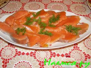 Малосольная пряная форель