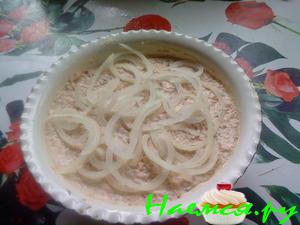 Салат 'Рыбный с яблоками'